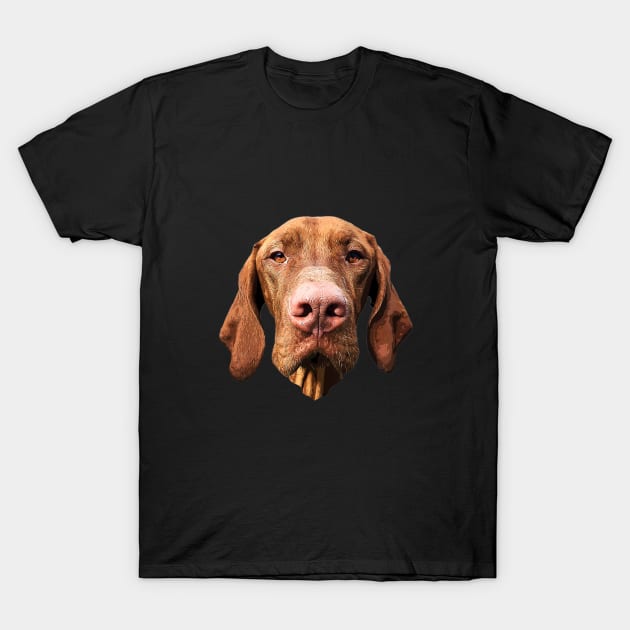 Vizsla Hungarian Vizsla Art T-Shirt by ElegantCat